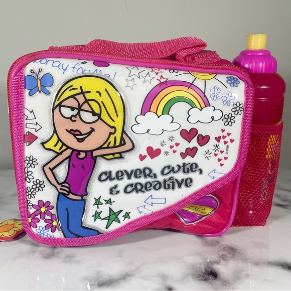 Disney Other - Lizzie McGuire Rare lunchbox pink water bottle y2k